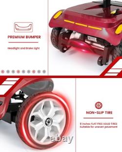 All Terrain Mobility Scooter Power Wheelchair Folding Electric For Home Travel