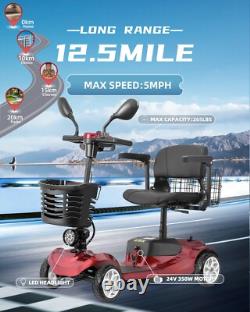 All Terrain Mobility Scooter Power Wheelchair Folding Electric For Home Travel All Terrain Mobility Scooter Power Wheelchair Folding Electric For Home Travel