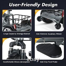 All Terrain Three-Wheel Ultralight Foldable Electric Mobility Scooter 12AH 250W