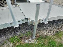 Aluminum Scooter Wheelchair Handicap Ramp, 30' Ramp, with 2 Platform, Pick Up Only