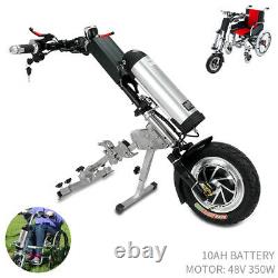 Attachable Electric Handcycle Scooter for Wheelchair Motor Driving 48V/350W 10Ah