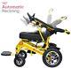 Automatic Reclining Medical Durable Electric Wheelchair (foldable) Gold Frame