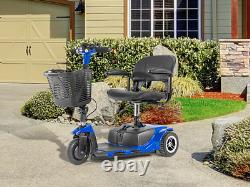 Big 3 Wheel Mobility Scooter Electric Powered Mobile Folding Wheelchair Device