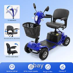 Big 4 Wheels Mobility Scooter Electric Power Wheel Chairs Slop Protection Brakes