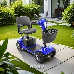 Big 4 Wheels Mobility Scooter Electric Power Wheel Chairs Slop Protection Brakes