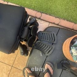 Blue Quickie Q300M Mini Mobility Scooter Use One Time? Needs New Batteries