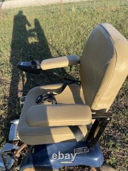 Blue pace saver scout mobility scooter