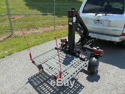 Bruno Chariot ASL-700 Power Wheelchair Scooter Lift Trailer 350lb Capacity NICE