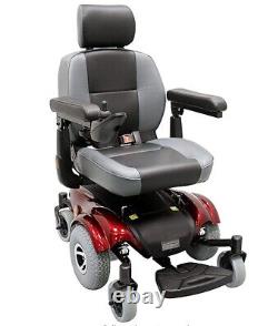 CTM MINI POWER CHAIR with Charger and HS-2850 Users Manual Burgundy Color