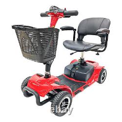 Compact Duty 4Wheel Electric Mobility Scooter Portable Powered Mobile Wheelchair