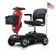 Compact Mobility Scooter With Windshield Led Light Electric Travel Wheel Chair