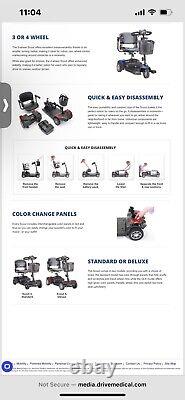 Drive Medical HX5 9JP Spitfire Scout 4 Wheel Deluxe Mobility Scooter