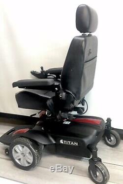 Drive Medical Titan Front Wheel Power Wheelchair with Full Back Captain's Seat