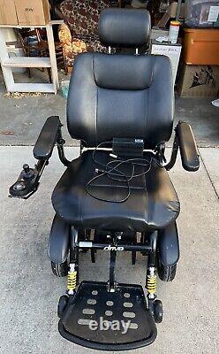 Drive Medical Trident Reclining Powerchair (BLACK 24 450lb Capacity)