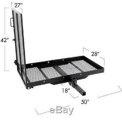 Durable Mobility Carrier Wheelchair Electric Scooter Rack Hitch Medical Ramp