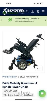 ELECTRIC WHEELCHAIR -Pride Mobility Quantum J4 Electric Medical Scooter