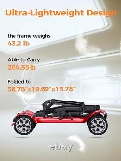 ENGWE 270W 24V 10AH Mobility Scooter Power Wheelchair Folding Electric Scooters