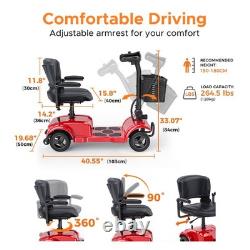 ENGWE Folding Mobility Scooters Electric Power Mobile Wheelchair for Seniors