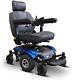 Ewheels Medical Ew-m48 Travel Mobility Power Electric Wheelchair Blue