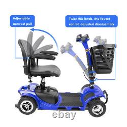 Elderly, Adult Electric Scooter 4 Wheels Mobile Powered Wheelchair For Travel