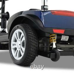 Elderly Scooter Four Wheel Folding Electric Car Wheelchair Small Car Battery Out