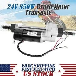 Electric 24V 350W Brush Motor Transaxle For Mobility Scooter Go Kart Wheelchair