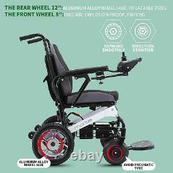 Electric Folding Lightweight Power Wheelchair Mobility Aid Motorized Wheel Chair