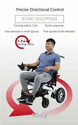 Electric Folding Lightweight Power Wheelchair Mobility Aid Motorized Wheel Chair