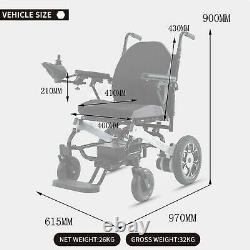 Electric Folding Lightweight Power Wheelchair Mobility Aid Motorized Wheel Chair