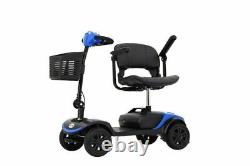 Electric Mobility Scooter 4 Wheel Compact Scooter Powered Wheelchair Scooter