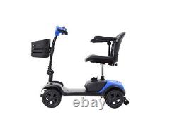 Electric Mobility Scooter Powered Wheelchair Scooter 4 Wheel Compact Travel US