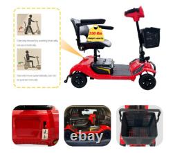 Electric Mobility Scooter for Outdoor Driving. Motorized Mobility aid Device, Co