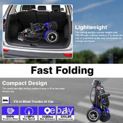 Electric Mobility Scooter for Seniors 4 Wheels Scooter for Adult Outdoor Driving