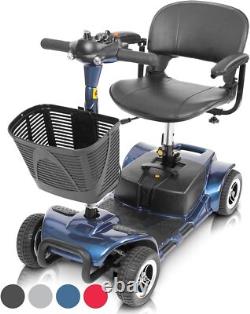 Electric Powered Wheelchair Device with Charger & Basket for Adults, Elderly