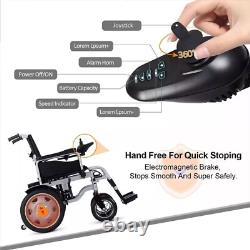 Electric Recline Electric Wheelchair Mobility Chair Folding Electric Wheelchair