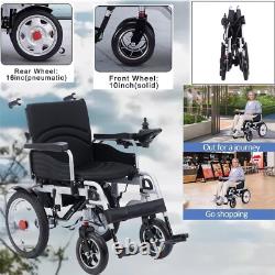 Electric Recline Electric Wheelchair Mobility Chair Folding Electric Wheelchair