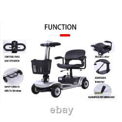 Electric Scooter 4 Wheel Folable Wheelchair For Elderly And Disabled Adults Kids