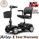 Electric Scooter Mobility Scooter 4 Folding Wheel Wheelchair Travel No Flag Suv