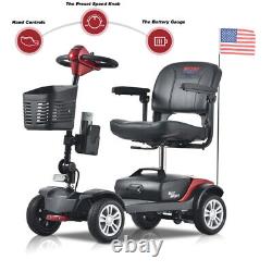 Electric Scooter Mobility Scooter 4 Folding Wheel Wheelchair Travel NO FLAG SUV