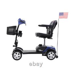 Electric Scooter Mobility Scooter Four Folding Wheel Wheelchair Powered Travel