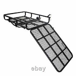 Electric Scooter Wheelchair Hitch Carrier Disability Medical Rack Ramp 500 lbs