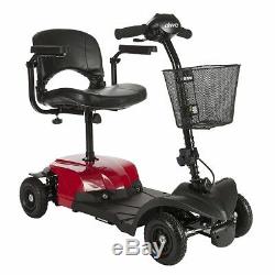 Electric Travel Adult Scooter Wheelchair Armrests 4 Wheel Medical Transportable