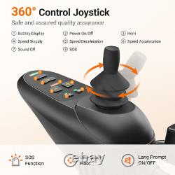 Electric Wheelchair Adults Reclining Foldable Lightweight Scooters Aid Motorized