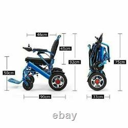 Electric Wheelchair, Portable Motorized Foldable Power Wheelchair Scooter New