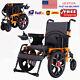 Electric Wheelchair Power Wheel Chair Lightweight Mobility Aid Folding Foldable