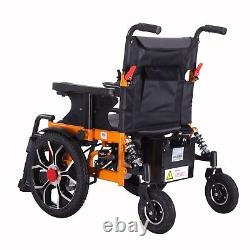 Electric Wheelchair Power Wheel chair Lightweight Mobility Aid Folding Foldable