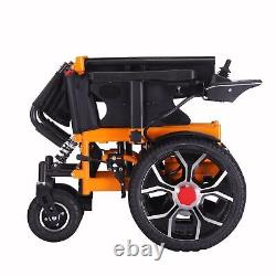 Electric Wheelchair Power Wheel chair Lightweight Mobility Aid Folding Foldable