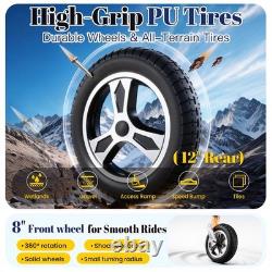 Electric Wheelchair for Adults, 30 Miles Range, 212AH Battery, 20 in Seat Width