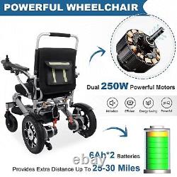 Electric Wheelchair for Adults-Foldable Scooter Wheelchair-Travel Mobility Aid