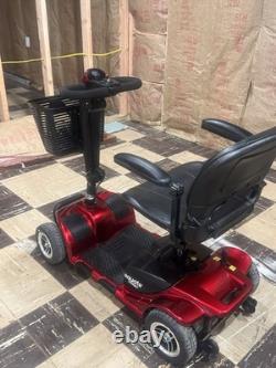 Equate Mobility 4-Wheel Motorized Power Scooter, Red